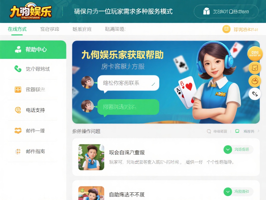 九游娱乐房卡客服：专业解答游戏问题，畅享无忧娱乐体验 (九游娱乐房卡客服：专业解答游戏问题，助力畅享无忧娱乐体验）